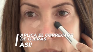 APLICA ASÍ EL CORRECTOR DE OJERAS tips básicos y trucos extra que igual no conocías [upl. by Okkin]