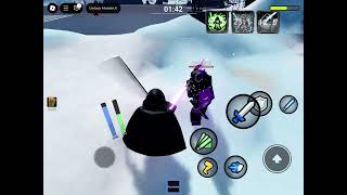 Darksaber gameplay part 3 roblox starwars Saberforce [upl. by Marras]