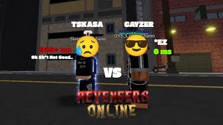 Revengers Online Tskasa Vs Cayzer [upl. by Ardnosak]