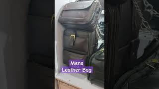 Mens Leather Bag  Travel Bag  Trip Bag sorts [upl. by Aropizt]