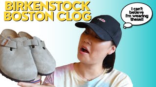 FIRST IMPRESSIONS Birkenstock Boston Clog [upl. by Ybbor976]