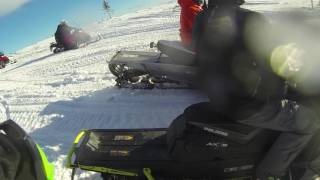 Snowmobile accident in Sweden [upl. by Lillie]