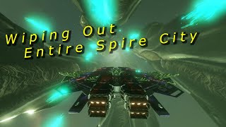 Squad Goals Wiping out an entire Spire CIty  Elite Dangerous [upl. by Ericka]