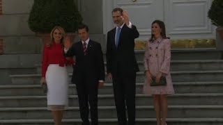 King Felipe IV of Spain meets Mexican President Pena Nieto [upl. by Kwan]