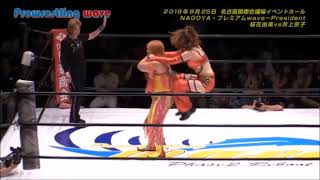 Yumi Ohka  Straight Jacket Double Knee Backbreaker Link to Match In Description [upl. by Sevy]