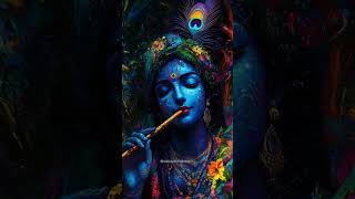 Enchanting Krishna Flute Music 🦚krishna flute ai shorts soothing hindugod midjourney art yt [upl. by Innos578]