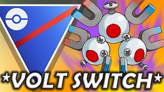 NEW VOLT SWITCH SHADOW MAGNETON ACTUALLY GOES POSITIVE IN OPEN GREAT LEAGUE GO BATTLE LEAGUE [upl. by Alyakcm]