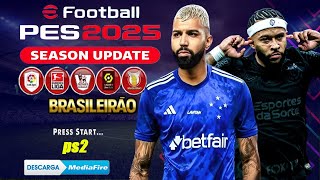 NOVO PES 2024 PS2 ISO DOWNLOAD 100 ATUALIZADO BOMBA PATCH RUMO ESTRELADO AETHERSX2 PCSX2 PSP OPL [upl. by Carolynne]