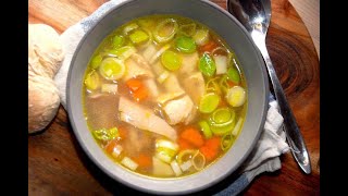 Nem lækker og hjemmelavet kyllingesuppe [upl. by Htide]