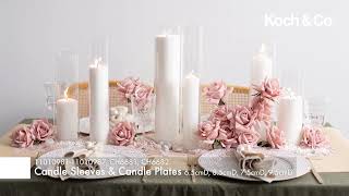 Discover our range of HeatResistant Candle Sleeves amp Candle Plates [upl. by Atteniuq484]