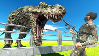 DINOSAURS Attack My Base  Animal Revolt Battle Simulator [upl. by Ahsita]