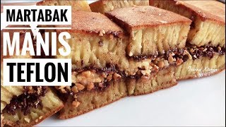 Resep MARTABAK MANIS TERANG BULAN TEFLON  Indonesian Thick Pancake Recipe  Trivina Kitchen [upl. by Bringhurst]