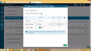 PowerTeacher Pro  How Do I Set Up Final Grade Calculations [upl. by Loring]