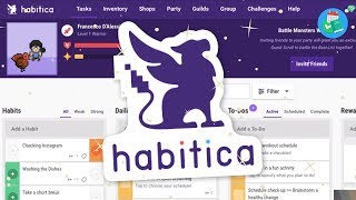 Habitica Habit RPG Full Review 2019 [upl. by Havot]