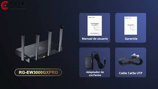 Reyee RGEW3000GX PRO Router de doble banda para juegos AX3000 [upl. by Gerhardt]