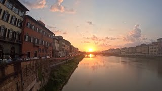 Walking In Downtown Florence Italy  Exploring Ponte Vecchio [upl. by Nesyaj]