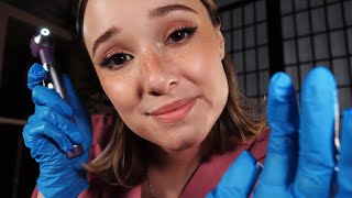 ASMR Southern Night Nurse Cranial Nerve Exam 🩺😴  Taking Good Care of You [upl. by Alilahk]