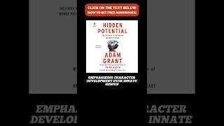 Hidden Potential Audiobook  Adam Grant [upl. by Luigino778]