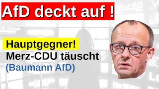 AfD entlarvt CDU Hauptgegner Merz CDU täuscht die Wähler keine konservative Politik möglich [upl. by Donata]