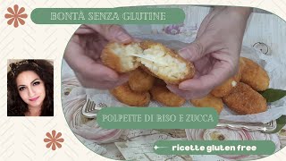 Polpette di riso e zucca senza glutine [upl. by Brabazon]