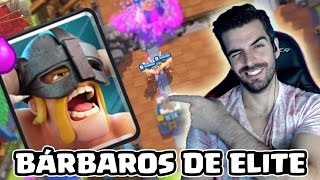 TESTANDO A MAIS NOVA CARTA DO CLASH ROYALE BÃRBAROS DE ELITE [upl. by Sinaj]