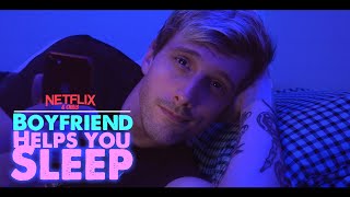 ASMR Boyfriend Sleeps Next to You  Male Deep Voice Whispered [upl. by Eidod]