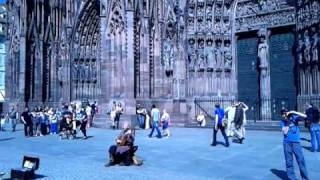 Luc Arbogast devant la cathédrale NotreDamedeStrasbourg [upl. by Adore]