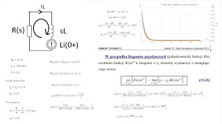 Stan nieustalony w obwodzie RLDC metodą operatorową Laplace  transient RL [upl. by Artcele193]