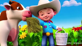 Little Cowboy on the Farm  Farm Song  Nursery Rhymes and Kids Songs  Moral Magic 1111 [upl. by Iblok]