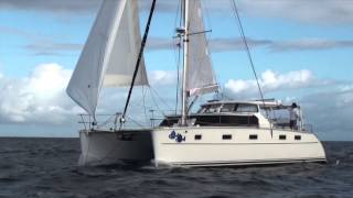 Antares catamaran sailing with screecher [upl. by Nnahsal]