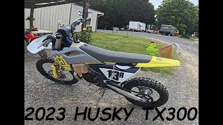 FIRST TEST OF THE NEW TO US HUSKY TX300 [upl. by Neeoma886]