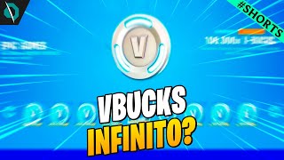 NOVO BUG DE VBUCKS INFINITO NO FORTNITE shorts [upl. by Tioneb]