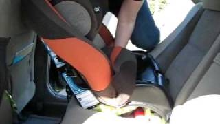 Installing a Rear Facing Car Seat with a Locking Clip [upl. by Athalie]