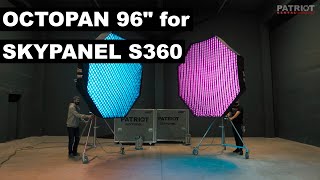 OCTOPAN 96quot for ARRI SkyPanel S360  PATRIOT Rental [upl. by Ydac435]