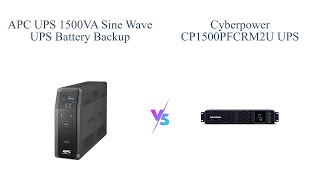 APC UPS 1500VA vs CyberPower CP1500PFCRM2U 💡 Which is Better [upl. by Plotkin375]