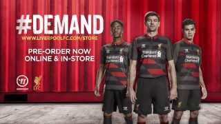 Revealing the brand new Liverpool third kit [upl. by Eniahs]