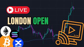 LONDON OPEN  LIVE STREAM  LIVE TRADING  BITCOIN  2024 [upl. by Animrac903]