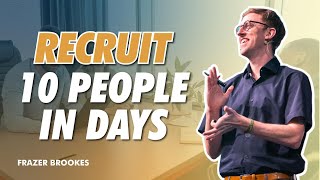 Network Marketing Recruiting – How To Recruit 10 People In 10 Days [upl. by Mook19]