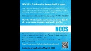 PhD Admission 2022 NCCS Pune PhD Admission Life Sciences PhD admission Biology PhD Admission [upl. by Semele]