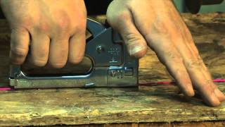 How to Operate a Staple Gun [upl. by Basir]