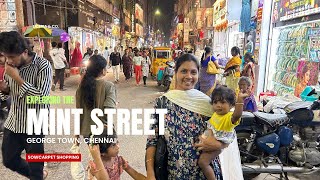 Exploring the Mint Street  Sowcarpet Shopping  Chennai [upl. by Derwood]