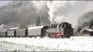 64 491 amp V 36 235 im winterlichen Einsatz [upl. by Oirramaj]