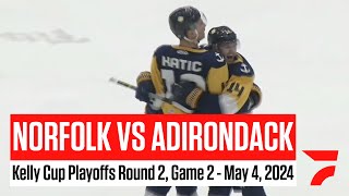 Norfolk Admirals vs Adirondack Thunder  Highlights  ECHL Playoffs [upl. by Vachill]