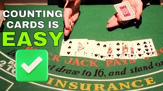 Card Counting For DUMMIES blackjack cardcounting [upl. by Trudie507]