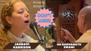 Amazing Kirtan  Jahnavi Harrison  New York  Bhakti Center [upl. by Rimaj118]