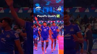 Haryana Steelers Have Qualified For Playoffs In PKL 11 HaryanaSteelers PKL [upl. by Dlarej]