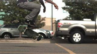 Skateology laser flip 1000 fps slow motion [upl. by Schweitzer]