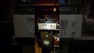 VINTAGE AUDIOPHILER CD SONY 608 ESD FANTASTIC DUAL DAC PCM 58  INFINITY SPEAKERS AKAI AM 2800 TOP [upl. by Koralie254]