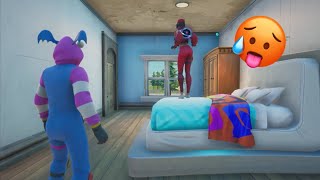 Fortnite Roleplay THE SUS BABYSITTER IM SCARED A Fortnite Short Film [upl. by Lynnett108]