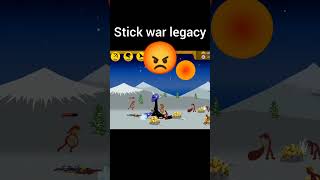 Stick war legacy game stickwar3 stickwarlegacy gameplay shorts 4k trending trend stickman [upl. by Brandi407]